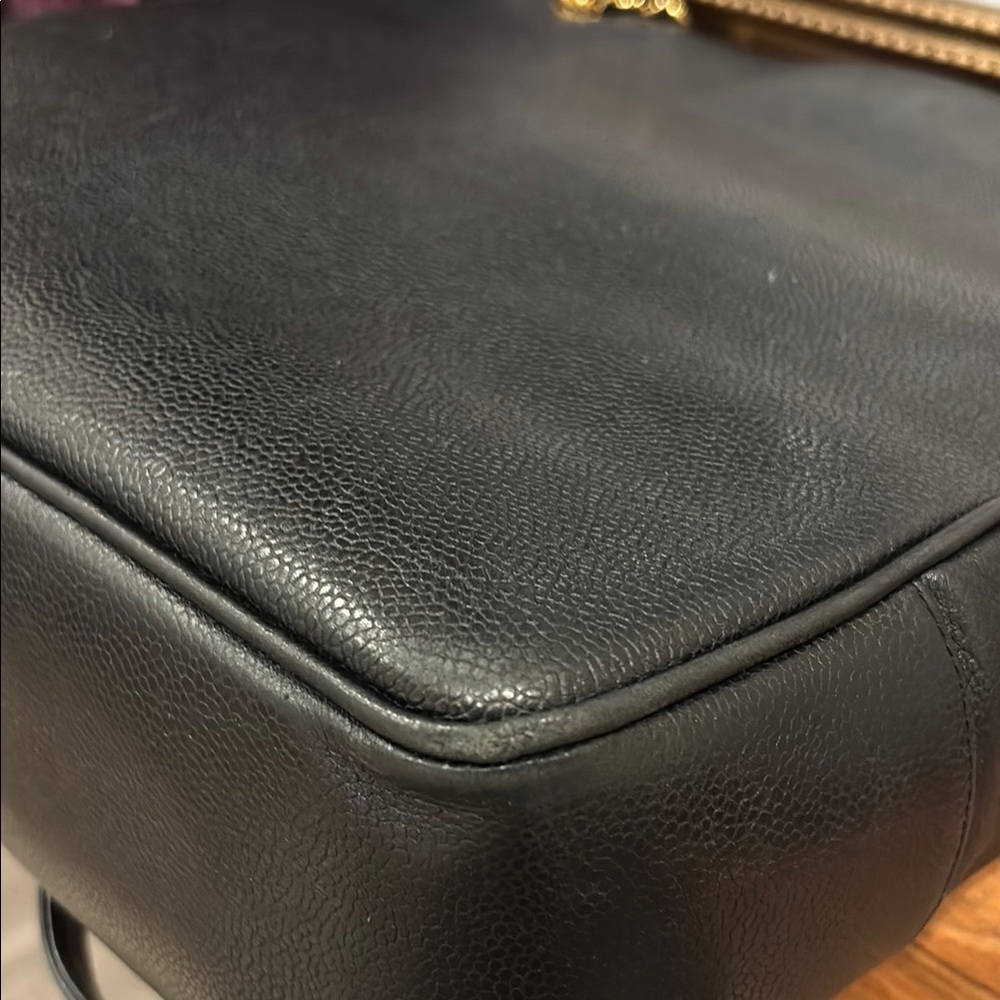 Chanel Black Caviar Shoulder Bag with Gold Hardware - Picture 13 of 16